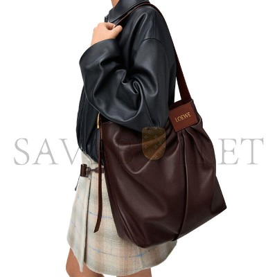 LOEWE DRAPED TOTE IN MELLOW NAPPA LAMBSKIN ADHBDPTX01-0018 (30*29*13cm)